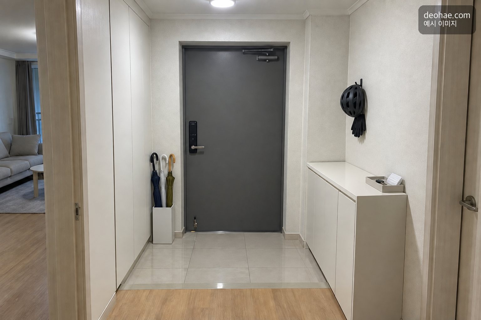 정리 후 — 우산·외출 용품