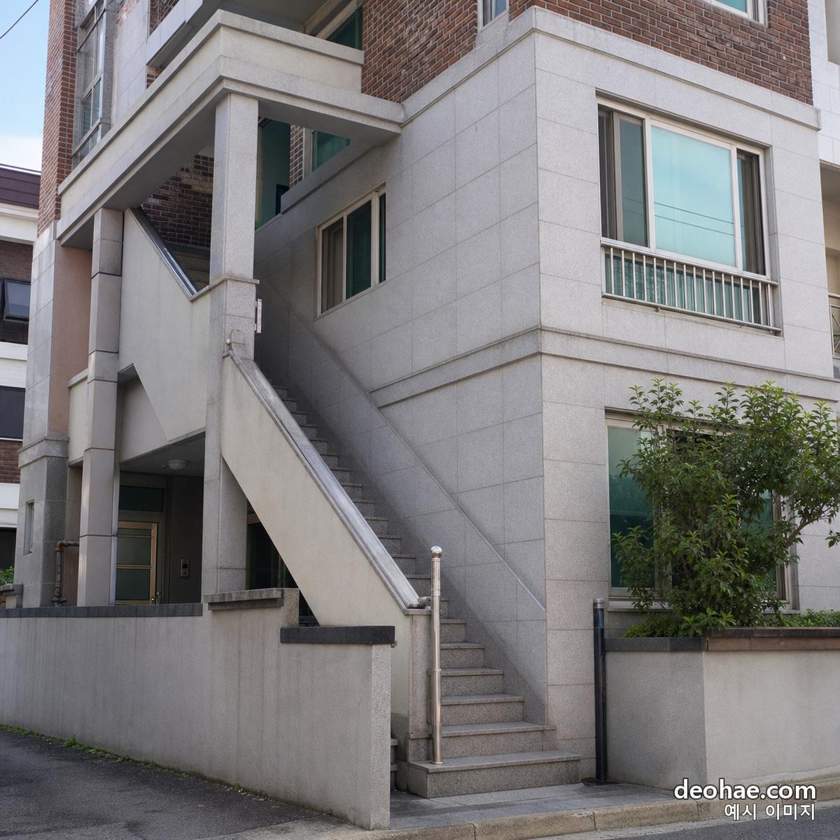 평수로 계산하지 않고 상담으로 넘어가는 작은 다세대주택